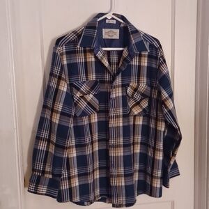Northwest Territory plaid men's shirt men's size large
